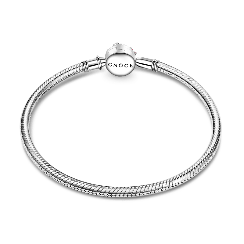 Gnoce Blooming Flowers Basic Snake Chain Bracelet_2
