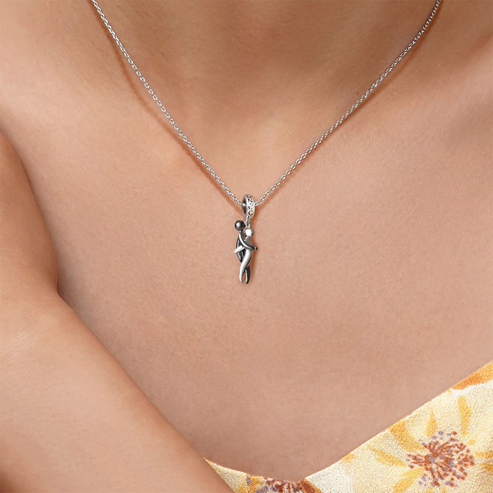 Gnoce Lover Embraces Romantic Pendant Dangle Charm_7