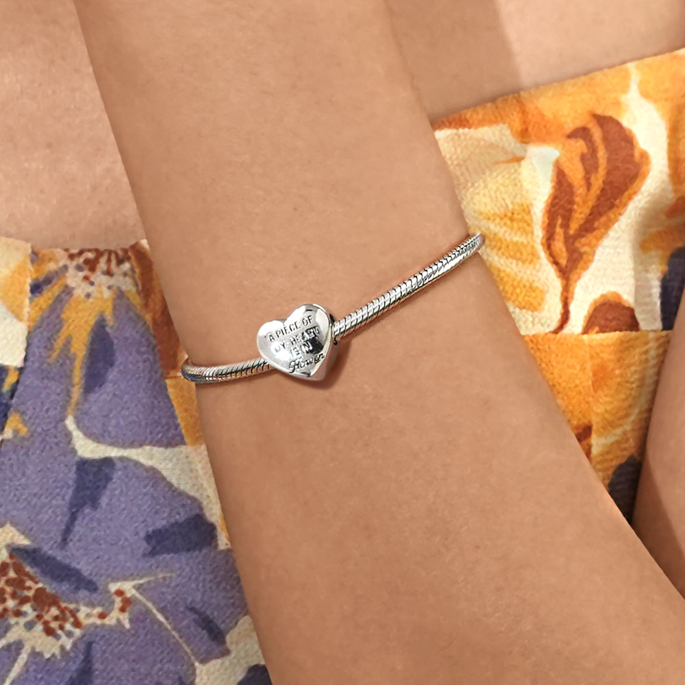 Gnoce Love Forever Heart Personalized Photo Charm_5