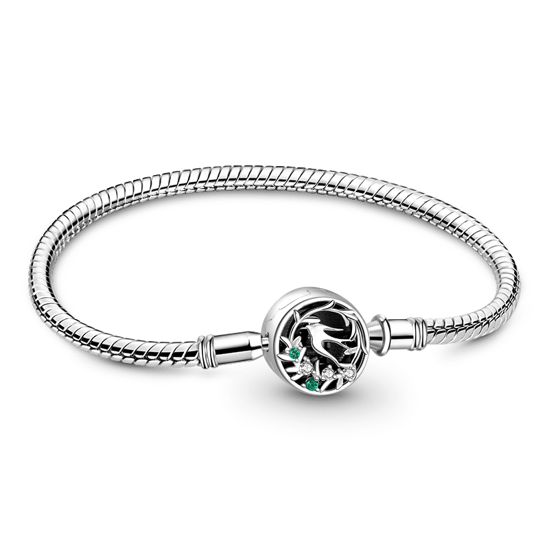 Gnoce Spring Bird Basic Snake Chain Bracelet_1