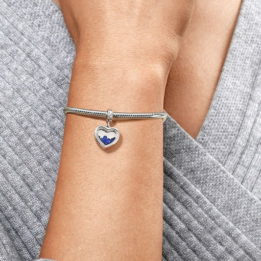 Gnoce Sep.Birthstone Heart Engravable Pendant Dangle Charm_4