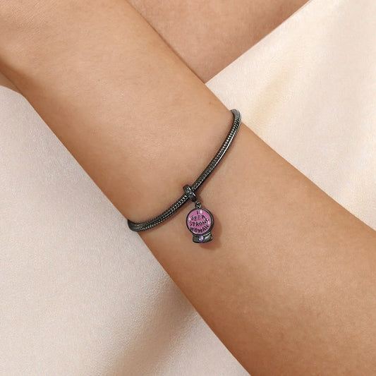 Gnoce Woman Power Personalized Photo Pendant Dangle Charm_4