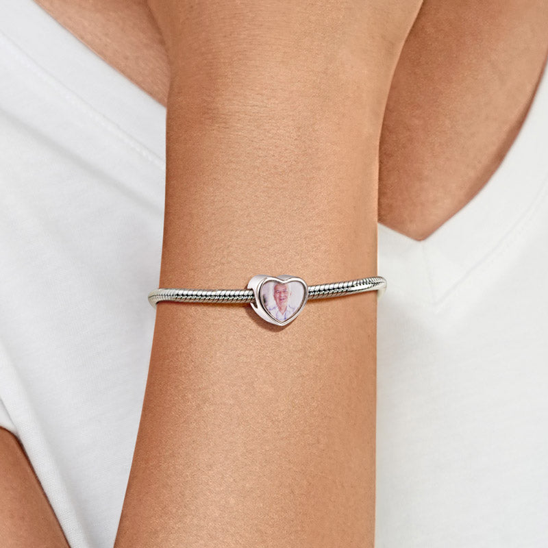 Gnoce "Always with You" Personalized Photo Charm_4