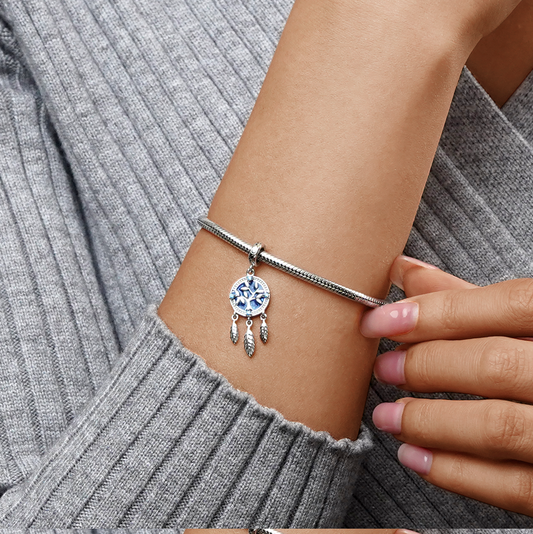 Gnoce Family Tree Dream Catcher Pendant Dangle Charm_5