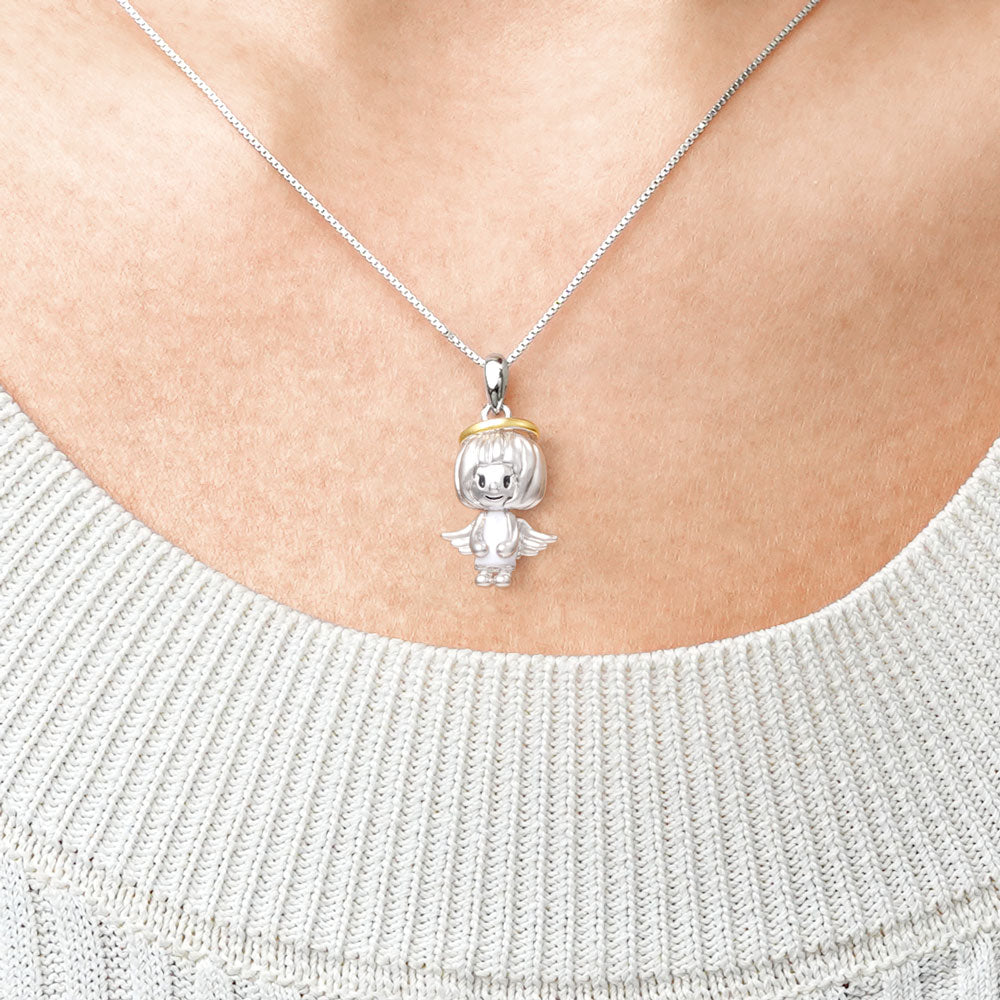 Gnoce Cute Angel Necklace_4