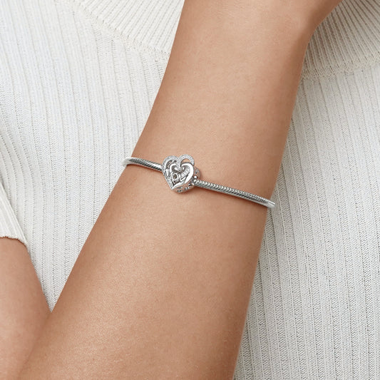 Gnoce "Love You, Mom" Heart Personalized Photo Charm_3