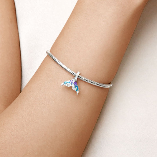 Gnoce Mermaid Tail Pendant Dangle Charm_4