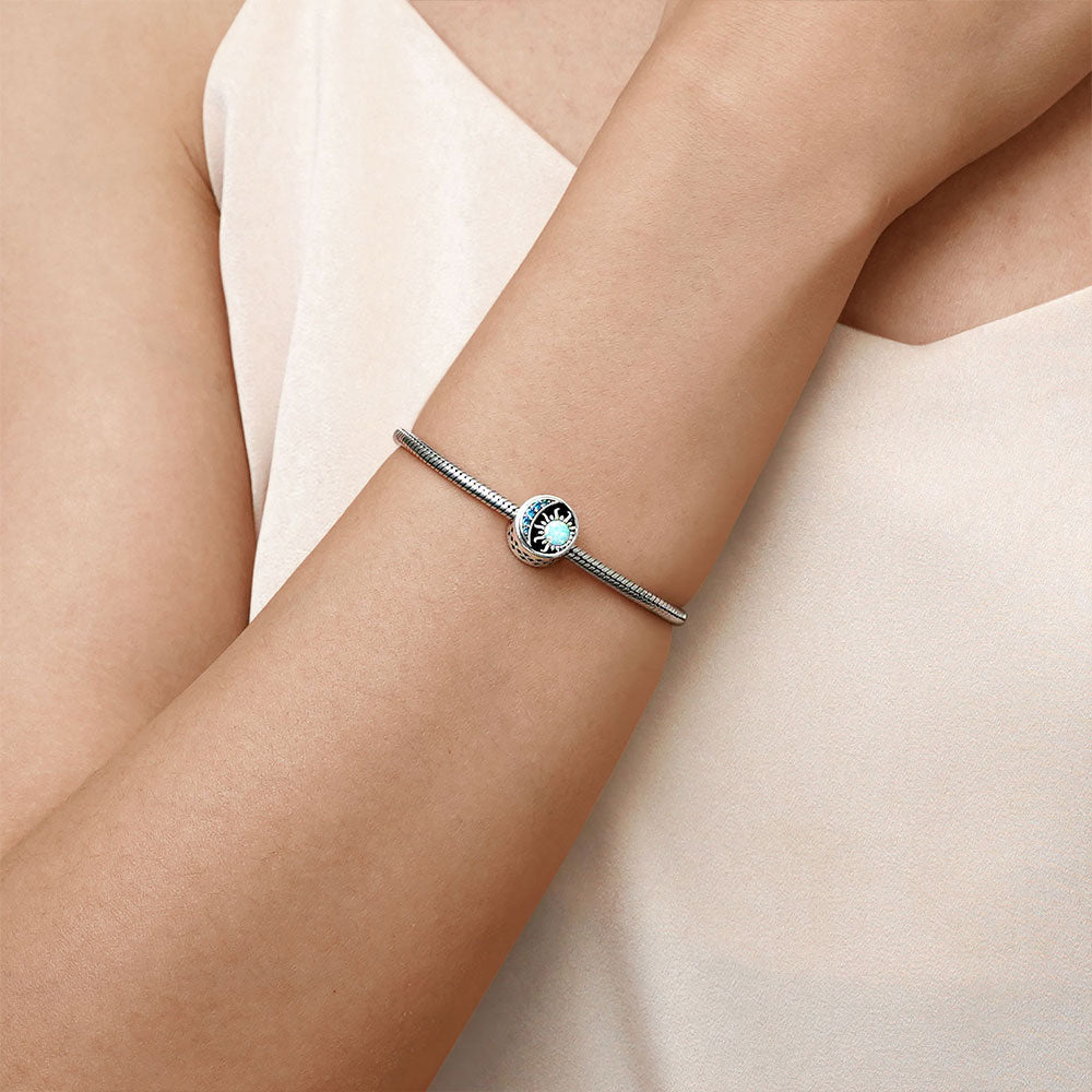 Gnoce Sparkling Sun Moon Opal Stone Charm_5