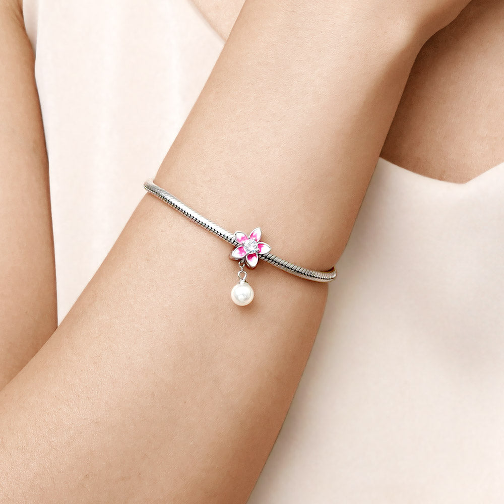 Gnoce Blooming Flower Pearl Charm_4