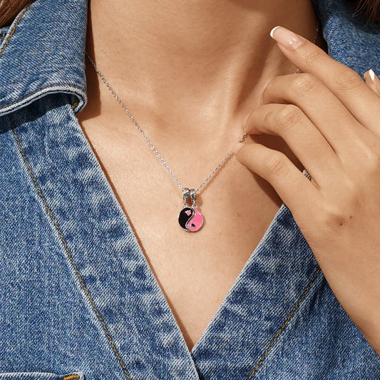 Gnoce Yin Yang Couple Pendant Dangle Charm_7