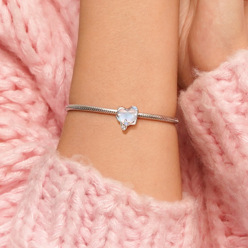 Gnoce Sparkling Love Heart Charm_5