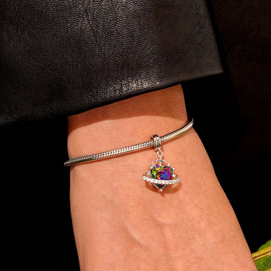 Gnoce Planet Heart Little Devil Pendant Dangle Charm_7