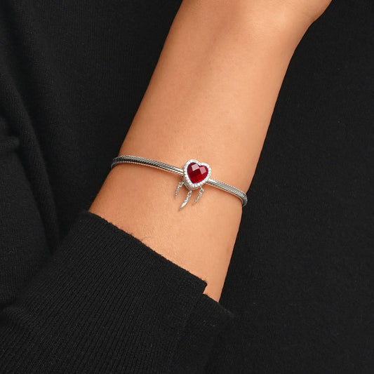 Gnoce Birthstone Dream Catcher Heart Charm_4