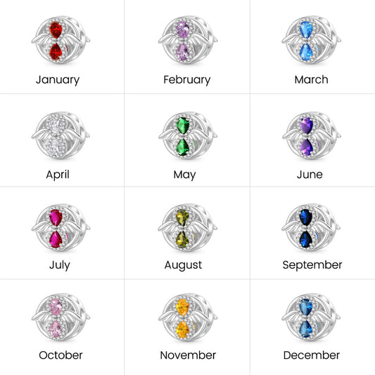 Gnoce Birthstone Infinite Love Charm_6