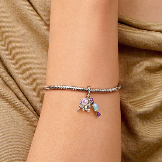 Gnoce Candy Bear Triple Pendant Dangle Charm_6