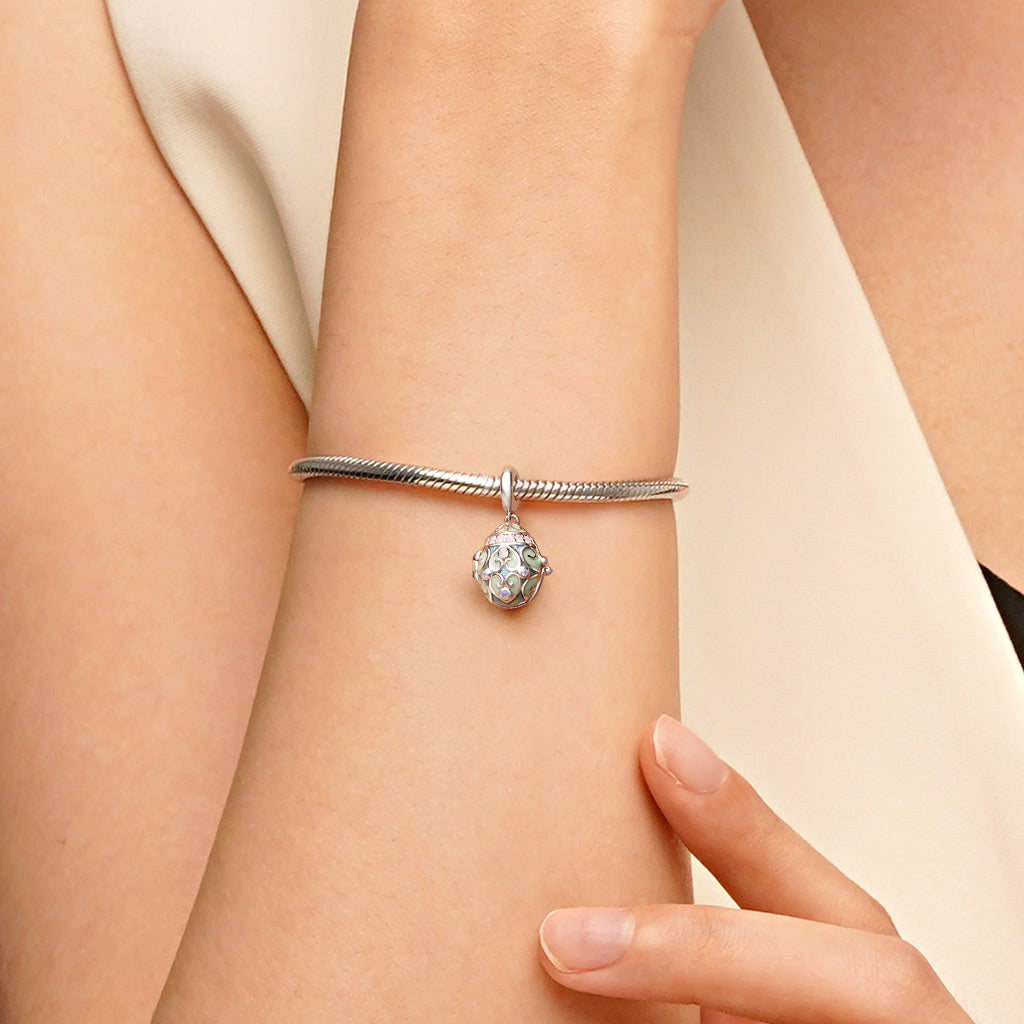 Gnoce Openable Lucky Egg Pendant Dangle Charm_7