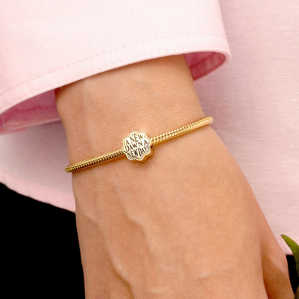 Gnoce "A NEW DAWN A NEW DAY" Optimism Flower-shape Charm_6