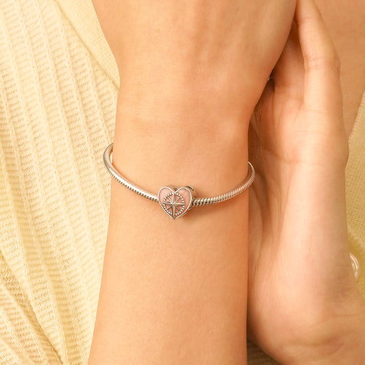Gnoce "MY HEART WILL GUIDE YOU HOME" Heart Charm_5