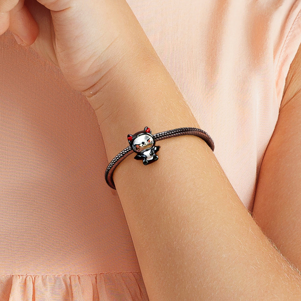 Gnoce Cool Black Cat Charm Gift for Halloween_5