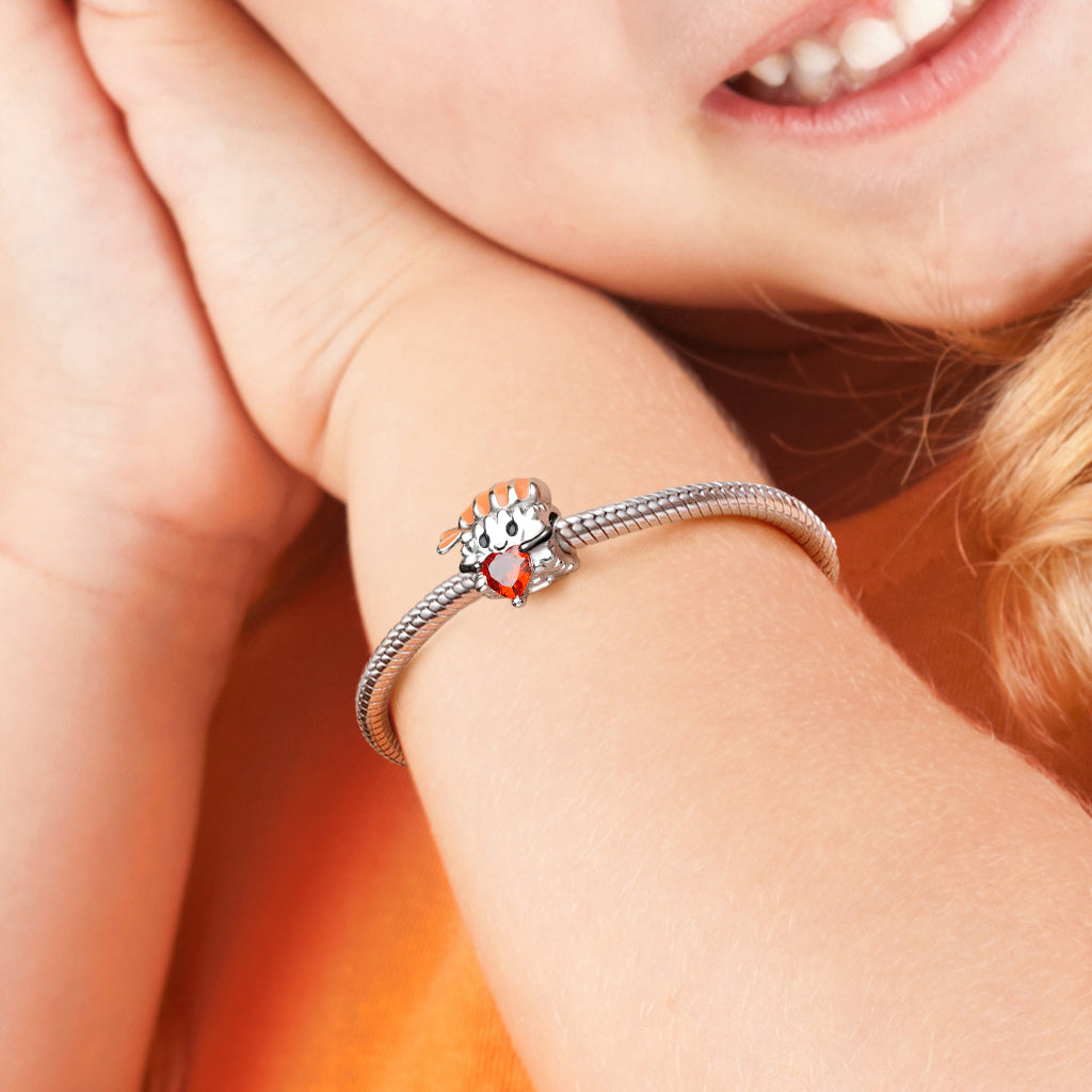Gnoce Delicious Sushi Roll Embraces Heart Gem Charm_5
