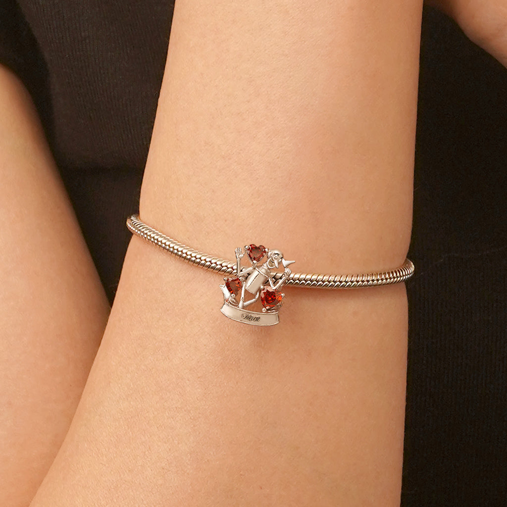 Gnoce The Wonderful Wizard of Oz Tin Woodman's Heart Charm_5