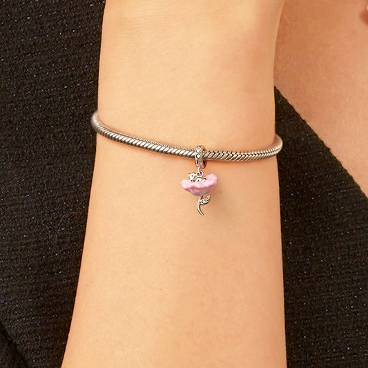 Gnoce Petal Bed Thumbelina Pendant Dangle Charm_6