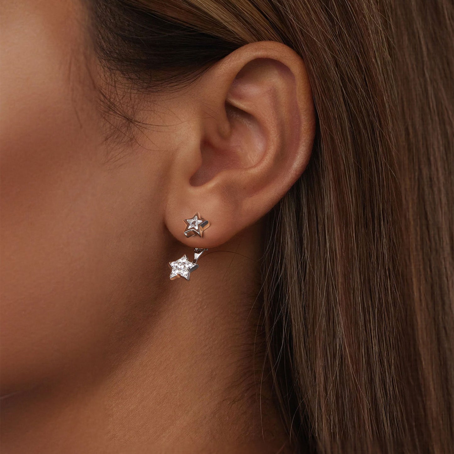 Gnoce Star Front Back Stud Earrings_4