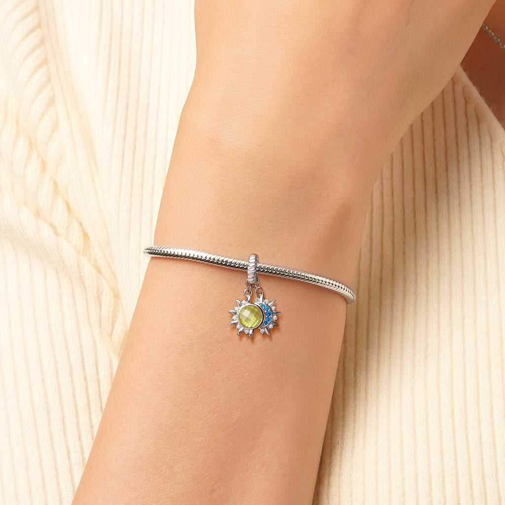 Gnoce Sun and Moon Pendant Dangle Charm_6