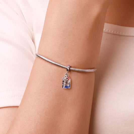 Gnoce Lucky Amulet Ukiyo-e Pendant Dangle Charm_7