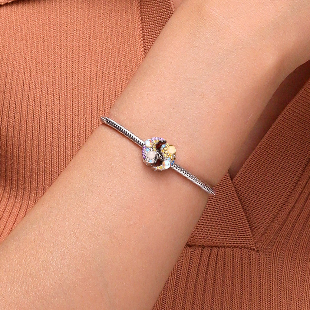 Gnoce Engravable Glow-in-the-Dark Star Moon Tai Chi Charm_8