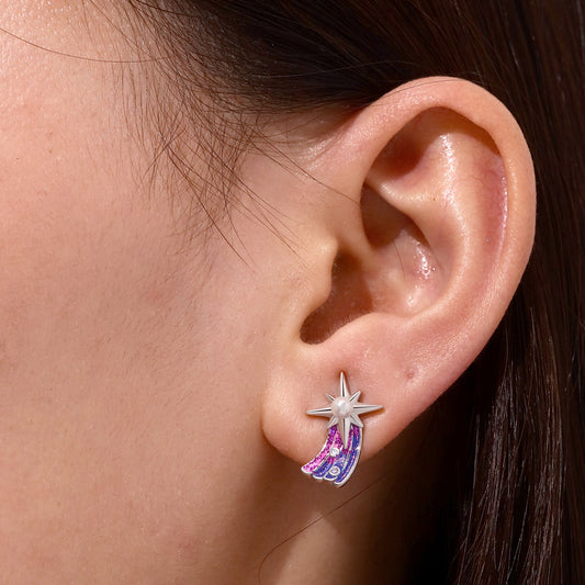 Gnoce Meteor Pearl Stud Earrings_5