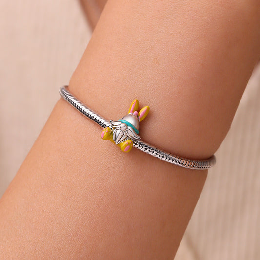 Gnoce Cute Easter Bunny Gnome Charm_5