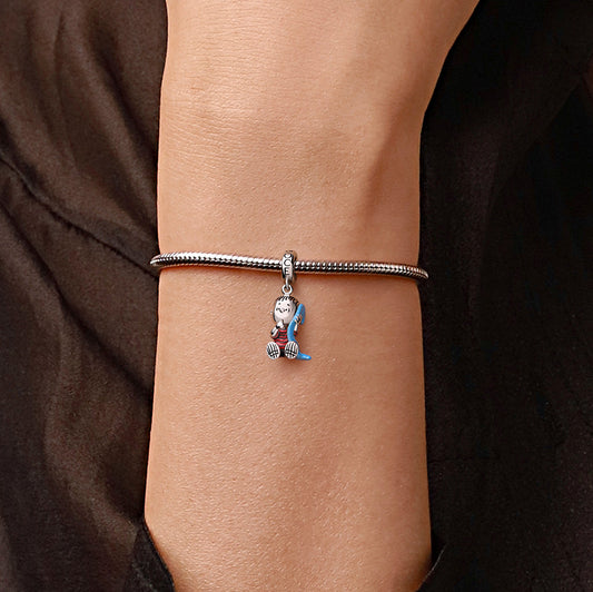 Gnoce Peanuts Linus Sitting with Blanket Pendant Dangle Charm_7