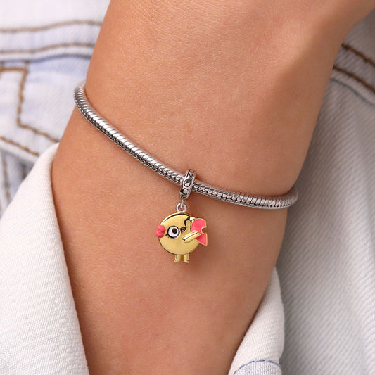 Gnoce Matching Choco's Heart Pendant Dangle Charm_6