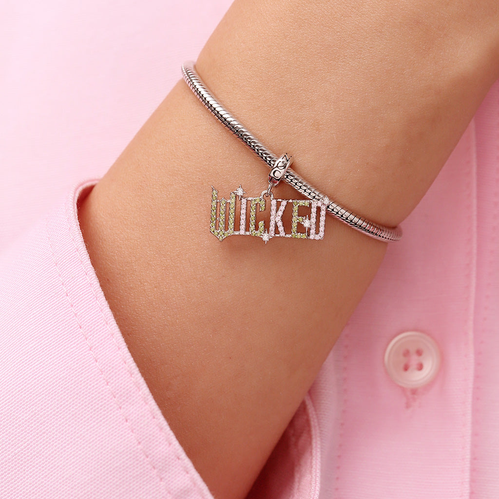 Gnoce Wicked Official Logo Letter Pendant Dangle Charm_6