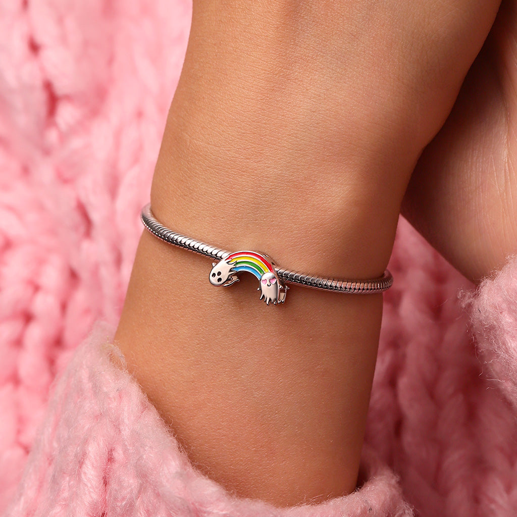 Gnoce Halloween Ghost Rainbow Charm_5