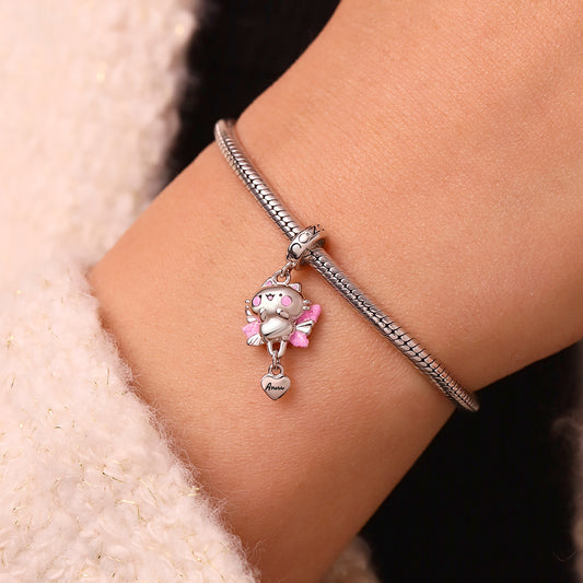 Snowy the Cat Angel Pendant_8