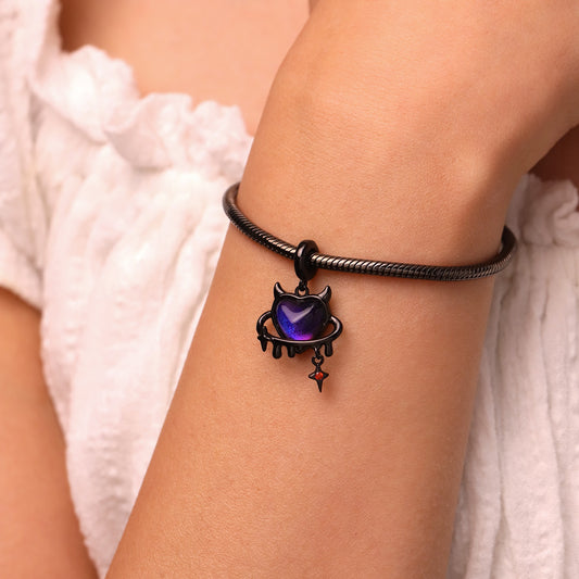 Gnoce Sweet Cool Heart of the Devil Pendant Dangle Charm_6