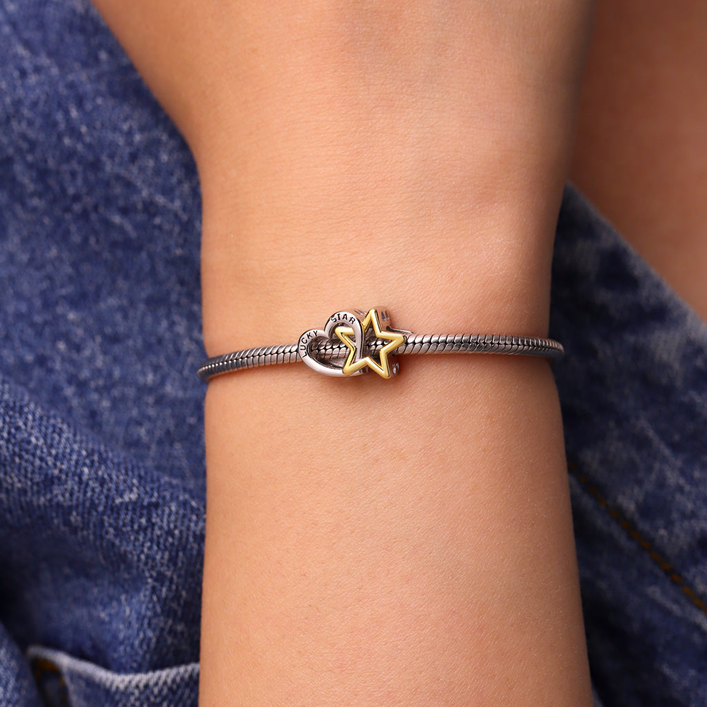 Gnoce Engravable Lucky Star & Heart Charm_5