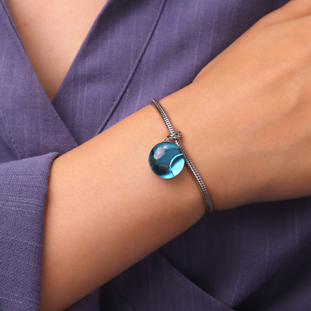 Gnoce Deep Sea Journey - Devil Rays Glass Projection Pendant Dangle Charm_7