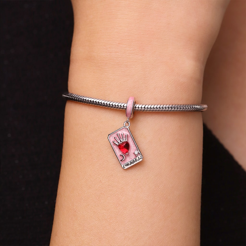 Gnoce Queen Tarot Powerful Female Energy Pendant Dangle Charm_7