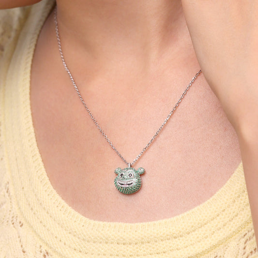 Gnoce Sparkling Shrek Necklace_6