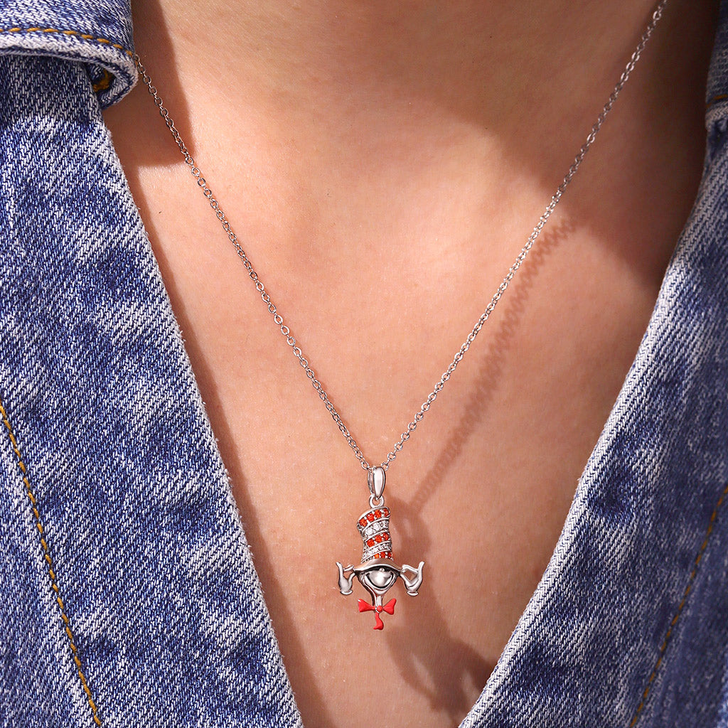 Gnoce The Cat in the Hat Pendant Necklace_6