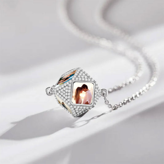 Gnoce Custom Couple Necklace Photo Pendant_2