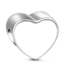 Gnoce "Always in My Heart "Adorable Heart Shape Engravable Personalized Photo Charm to Friends, Families and Pets_4