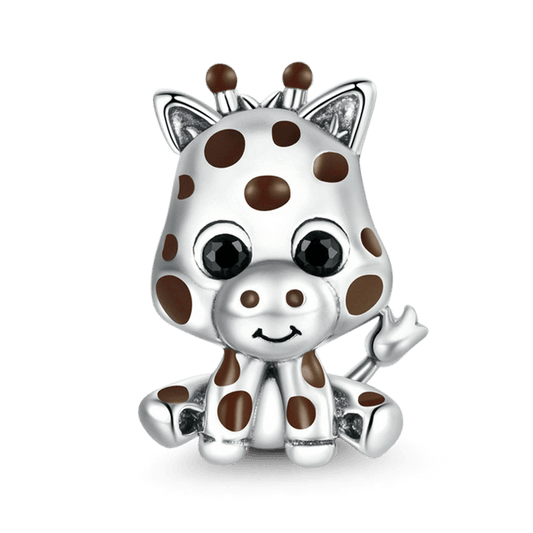 Baby Giraffe Charm Bead Sterling Silver_1