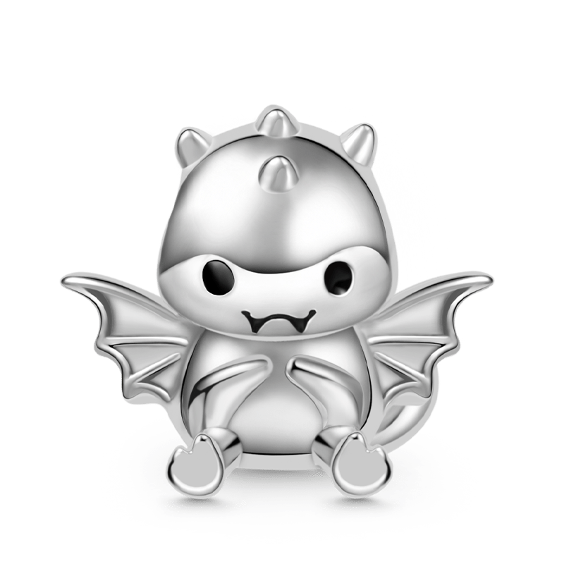 Cute Dragon Charm Bead 925 Sterling Silver_1