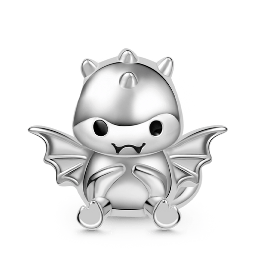 Cute Dragon Charm Bead 925 Sterling Silver_1
