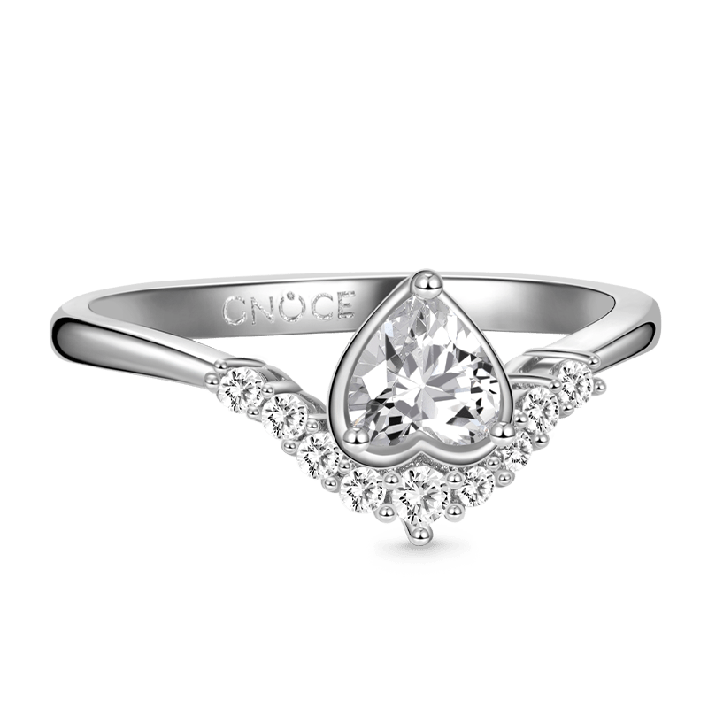 Gnoce Vintage Heart Cut V Shape Ring_3