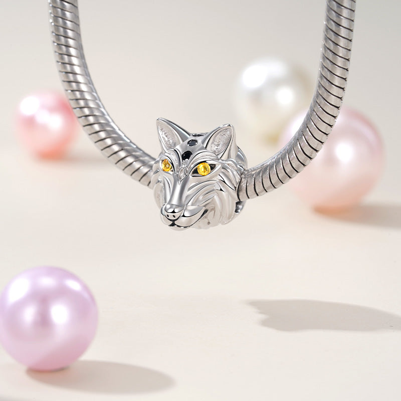 Gnoce Elegant Ancient Animal Wolf Charm_3